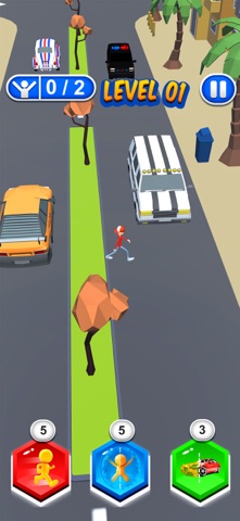 Stickman Game- Road Cross Game screenshot