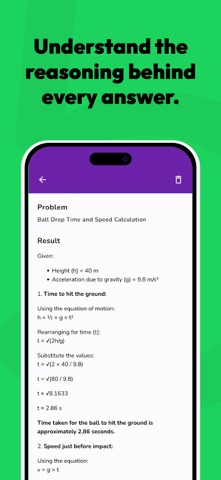 Physics AI Problem Solver screenshot