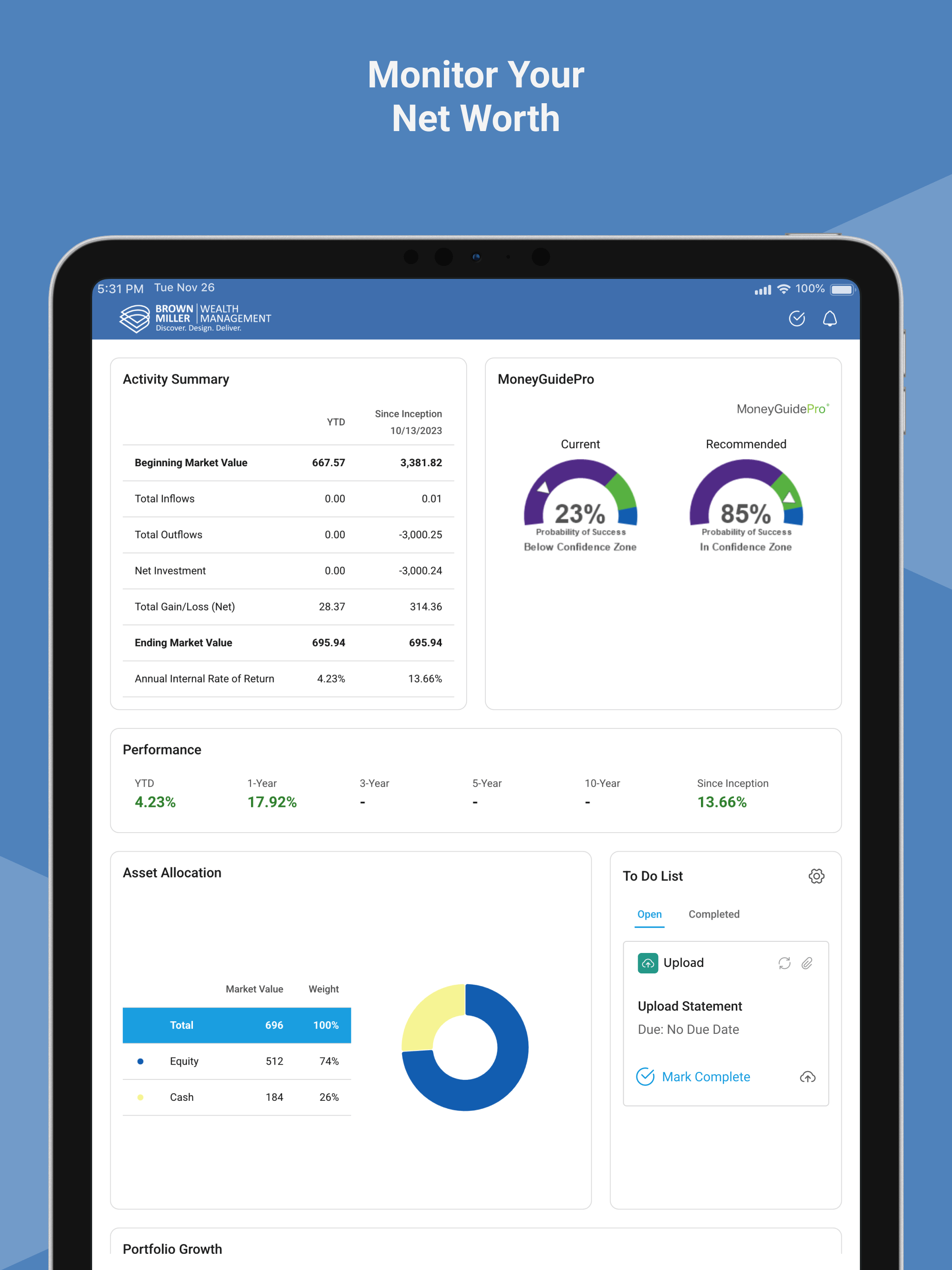 Brown Miller Wealth Management screenshot 10