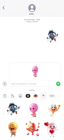 弹跳气球贴纸 screenshot