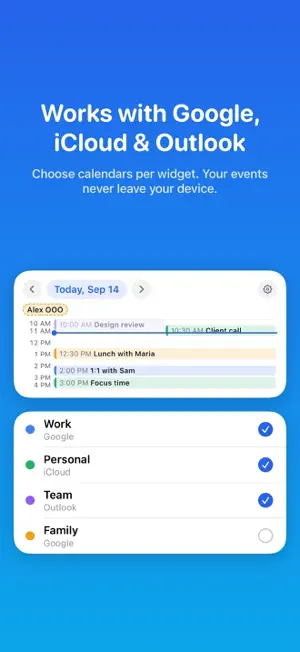 Daily Calendar Widget screenshot 4