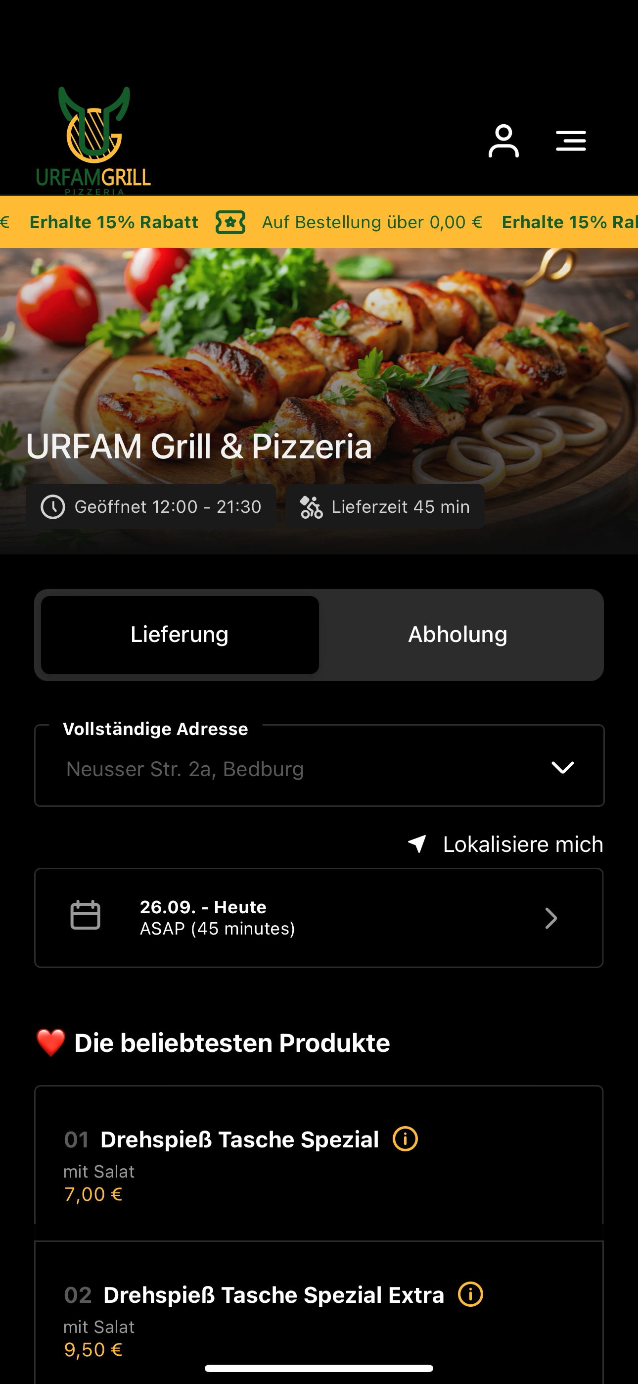 URFAM Grill & Pizzeria