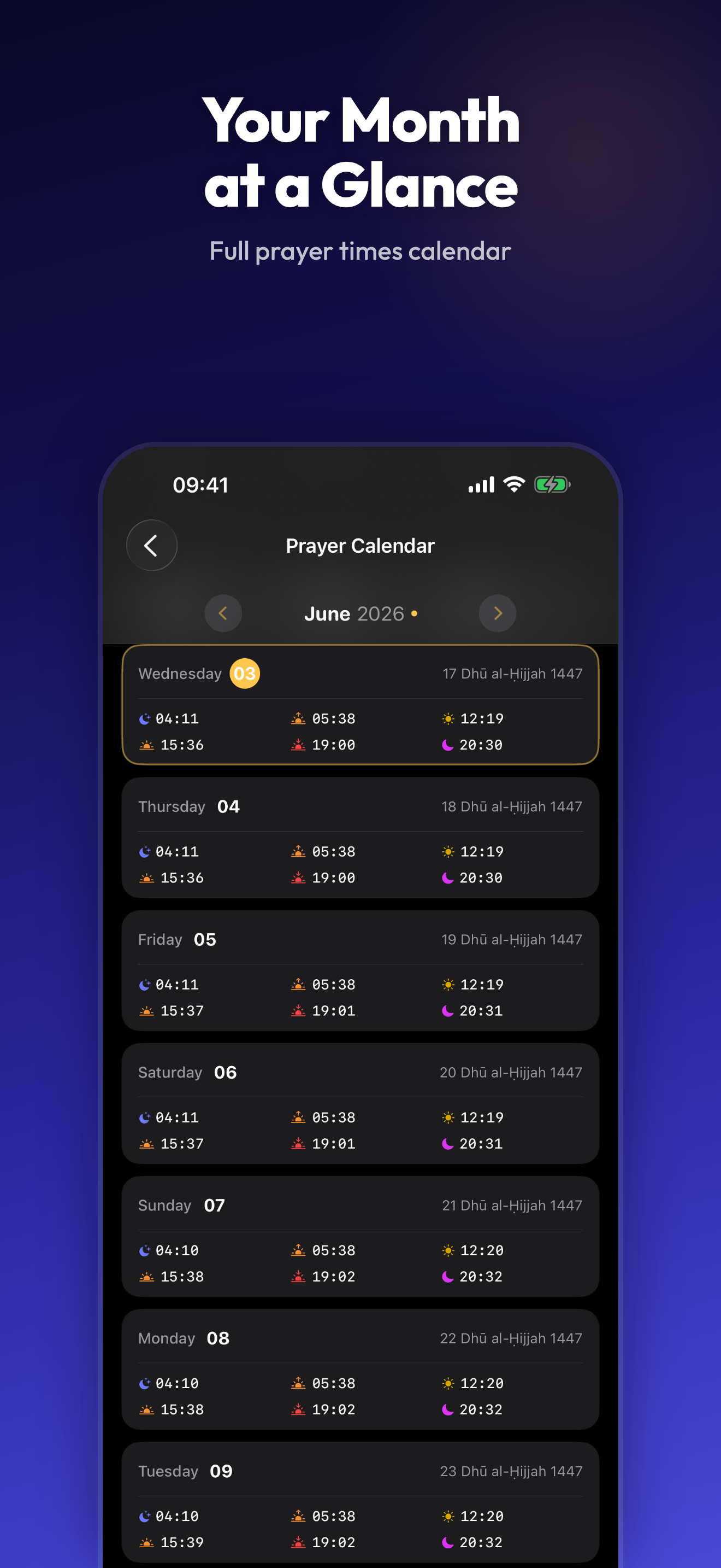 Prayer Times: Islamic Tracker