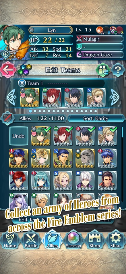 #5. Fire Emblem Heroes (iOS) โดย: Nintendo Co., Ltd.