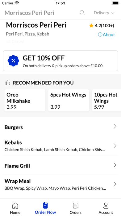 Morriscos Peri Peri Screenshot
