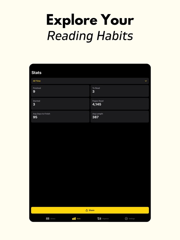 Book Tracker: Reading Log TBR ipad screenshot 4