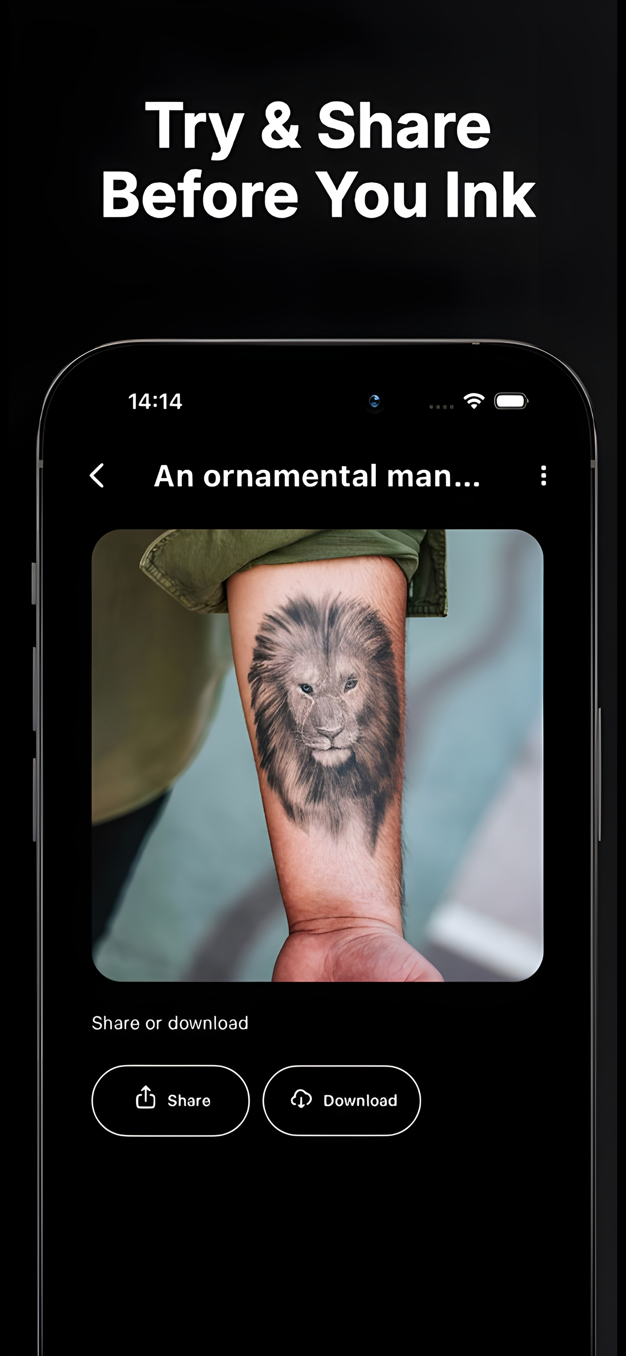 AI Tattoo Generator InkUp