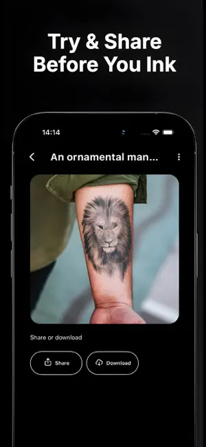AI Tattoo Generator InkUp screenshot 4