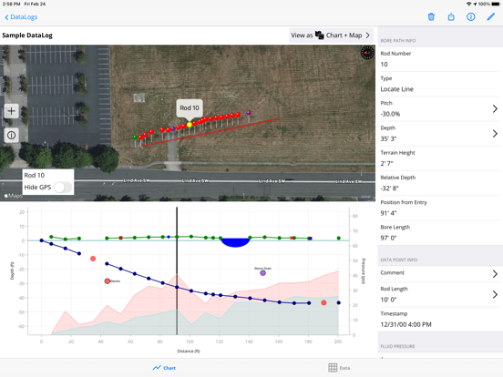 DigiTrak LWD iPad screenshot 3 - Productivity app