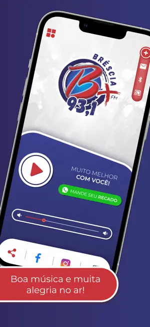 Rádio - Bréscia Mais FM screenshot 1
