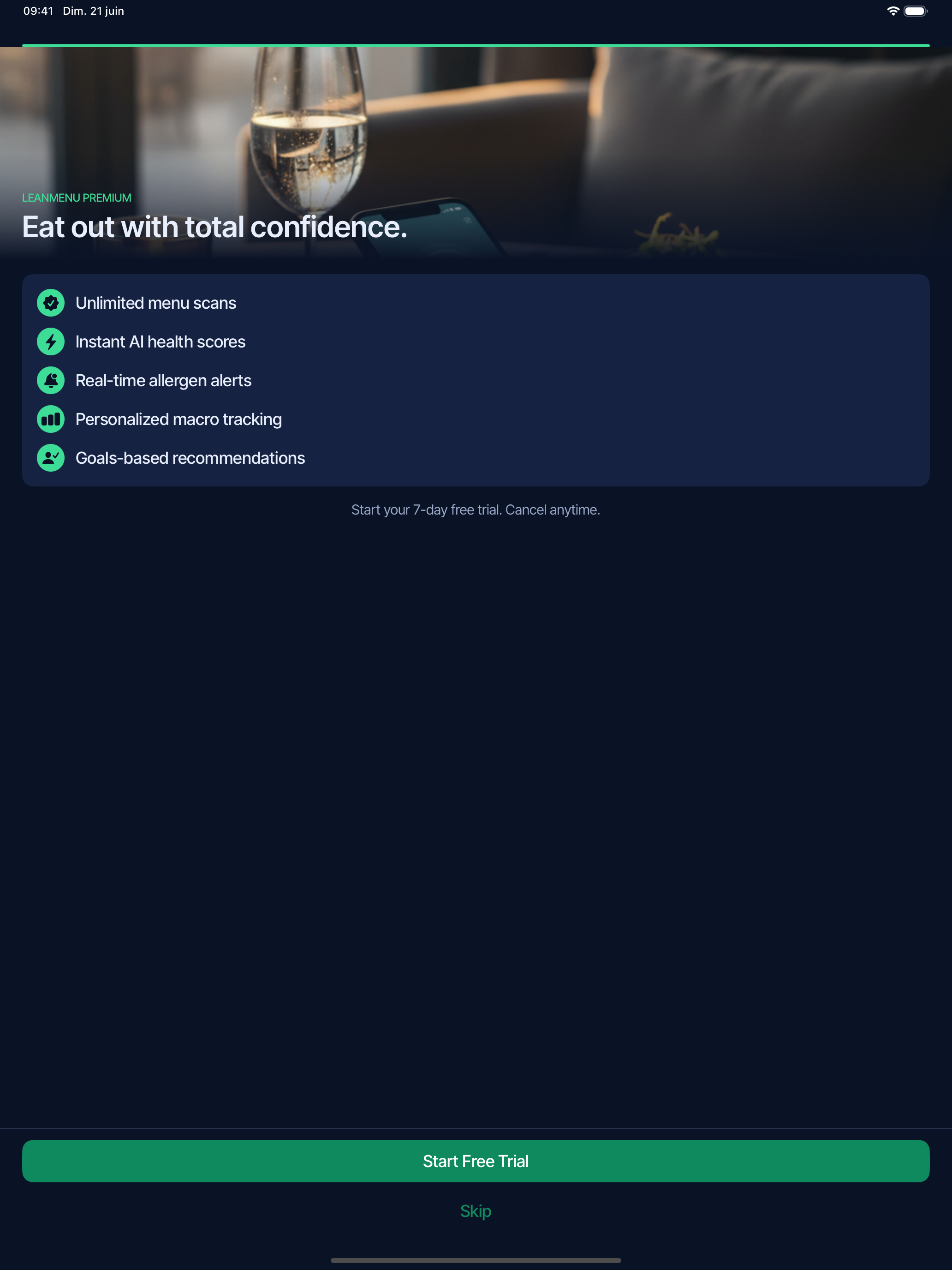 LeanMenu: Menu Calorie Scan screenshot 7