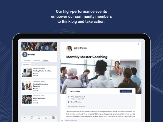 Catalyst Network iPad screenshot 2 - Business app