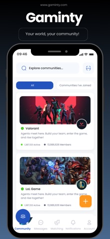 Gaminty – Match, Chat, Play Screenshot 1 of 8