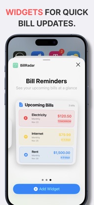 BillRadar: Bill Reminder screenshot 3