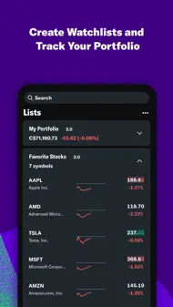 Yahoo Finance: Stocks & News iphone bilder 3
