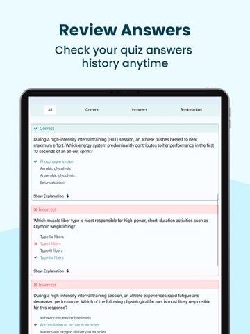 NSCA CSCS Exam Prep 2026 iPad screenshot