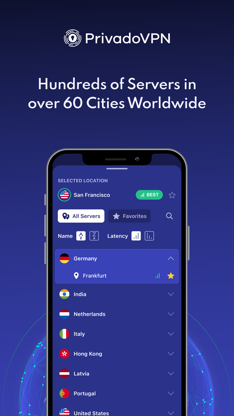 PrivadoVPN Fast VPN and Proxy screenshot 2