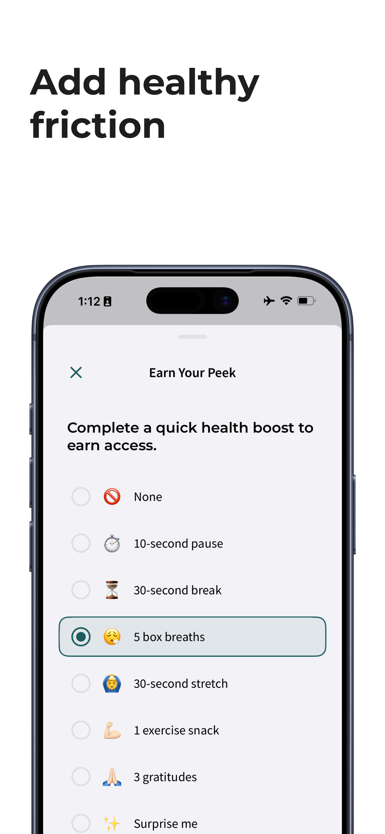 unhookd - Screen Time Control screenshot 5
