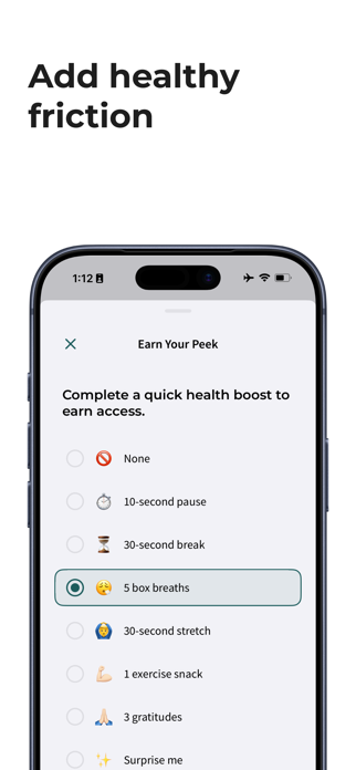 unhookd - Screen Time Control Screenshot 5 of 8