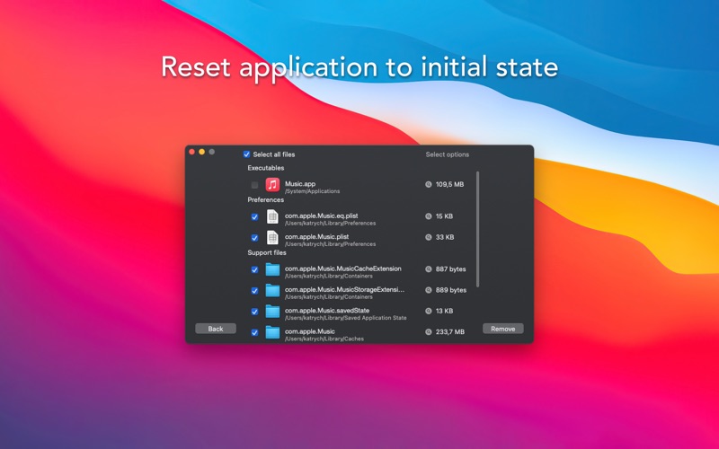 App screenshot