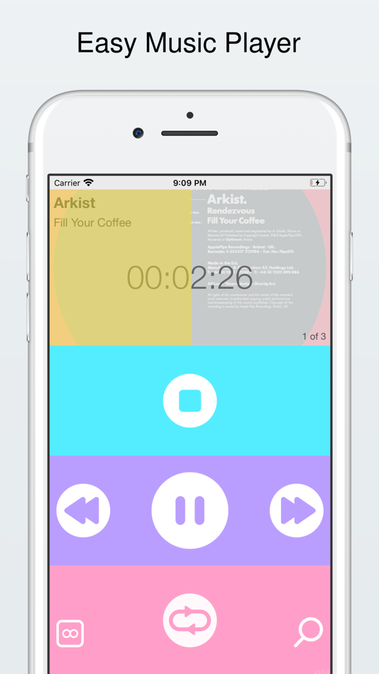 Easy Music Player (iOS) Podle: Lee Arromba