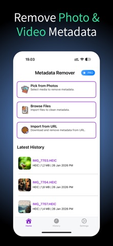 Metadata Remover screenshot