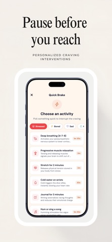 SnackBrake: AI Snack Coach screenshot