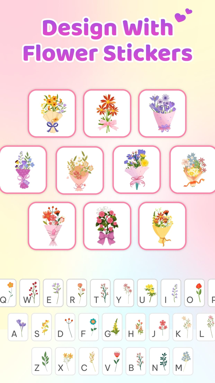 DIY Flower Language Wallpapers