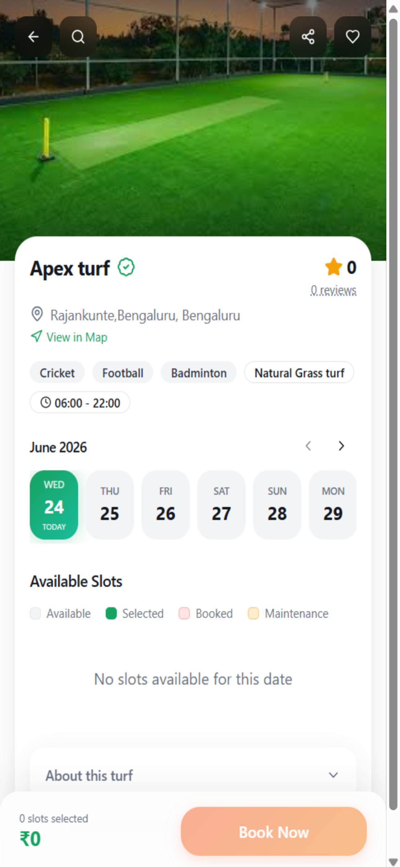 playxo Turf Booking