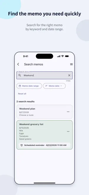 SteadyMemo: Calendar Notes screenshot 3