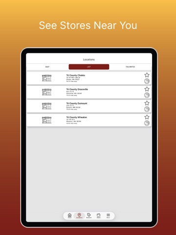 Tri County Coop Rewards iPad screenshot
