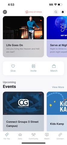 King of Kings Church app screenshot 2
