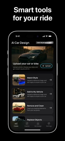 Mods: AI Car Designer & Tuning App Store preview screenshot 4
