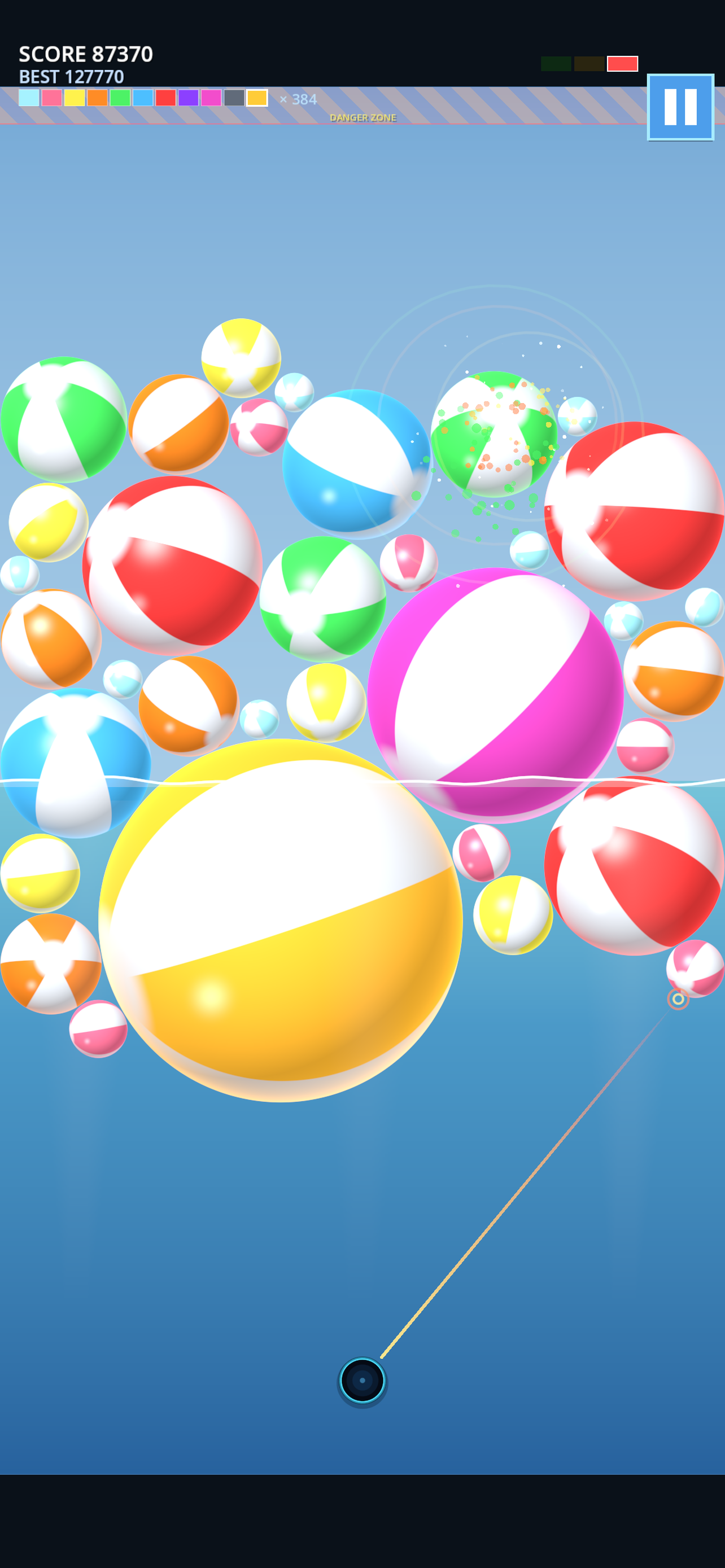 Striped Ball Merge