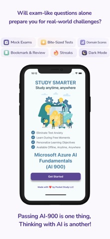 AI-900 Pocket Study Screenshot 1 of 7