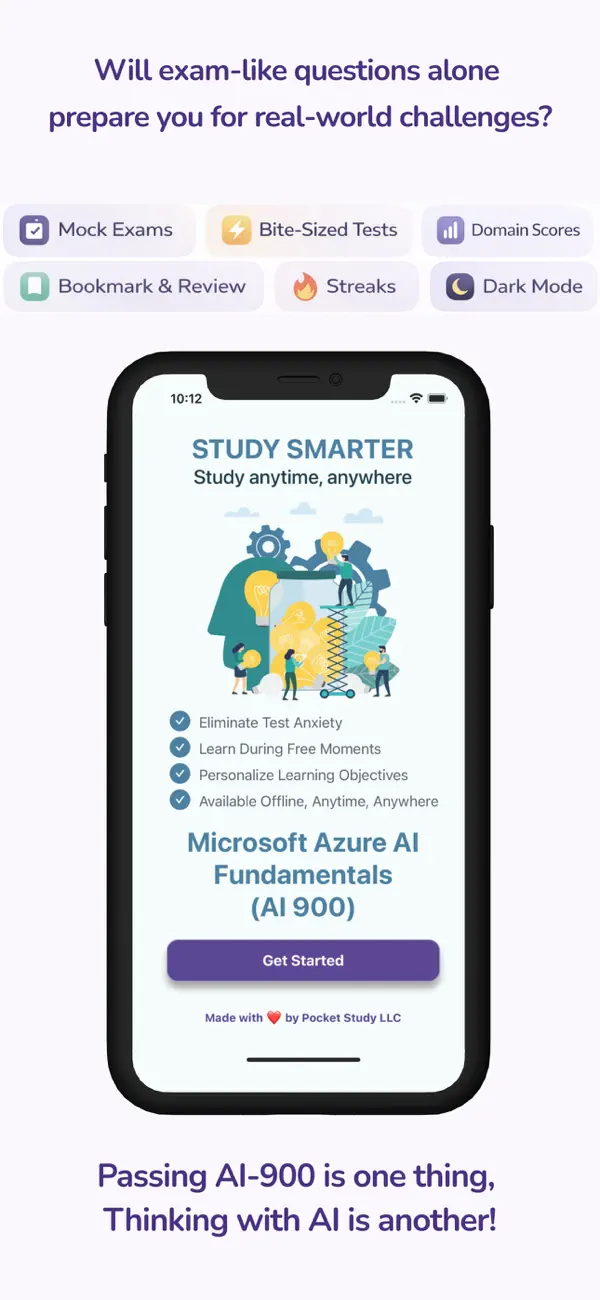 Screenshot #1 pour AI-900 Pocket Study