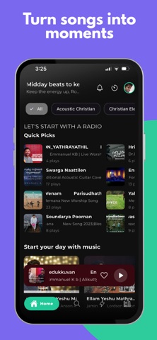 GloryfyMusic: Praise & Worship iPhone screenshot