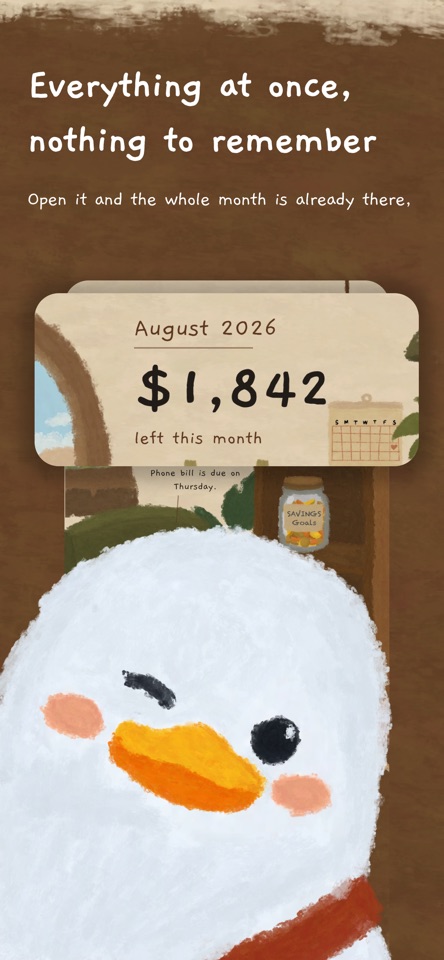 Bujji: Cozy Budget Tracker screenshot 1