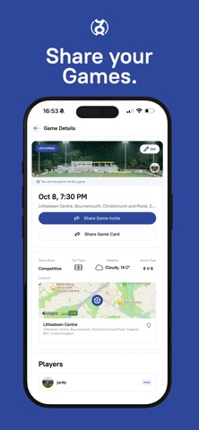 Nine98 - The Footballers App screenshot