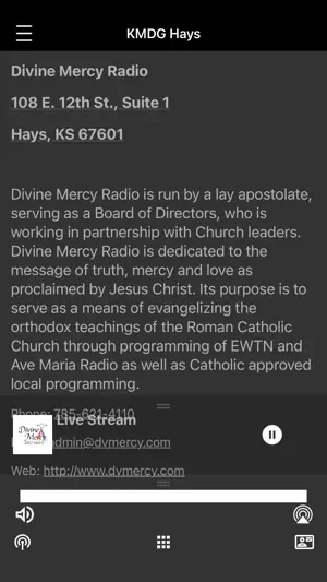 Divine Mercy Radio. screenshot 4