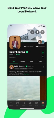 Nyburs: Hyperlocal Social App Screenshot 8 of 9
