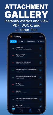 MBOX Viewer · Mail File Reader screenshot