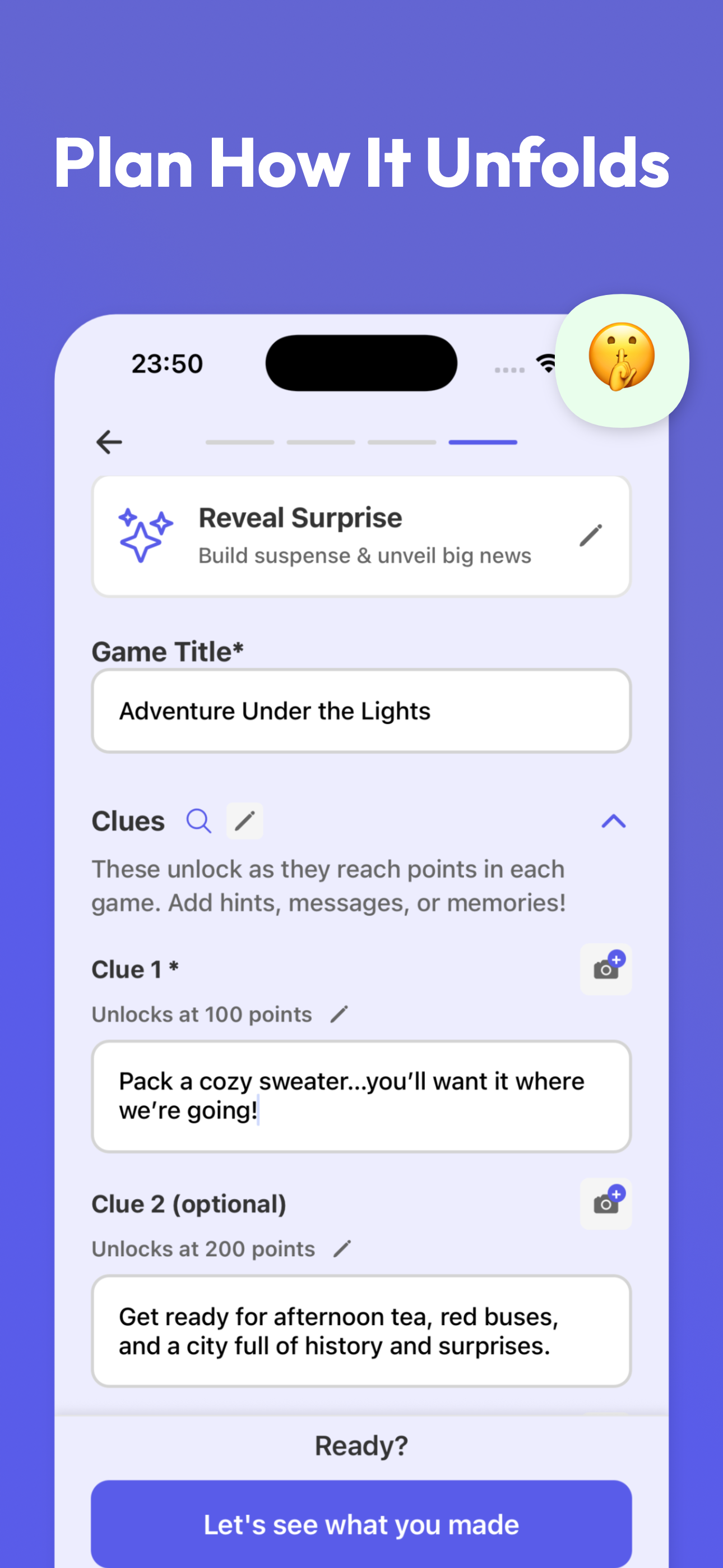 Unfold: Proposal & Gift Reveal