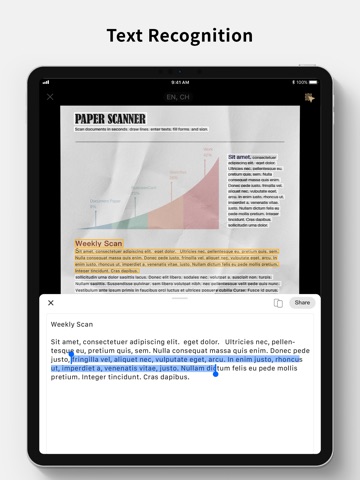 Scanner App - Scan & Edit PDF iPad screenshot
