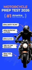 Motorcycle Practice Test 2026 screenshot