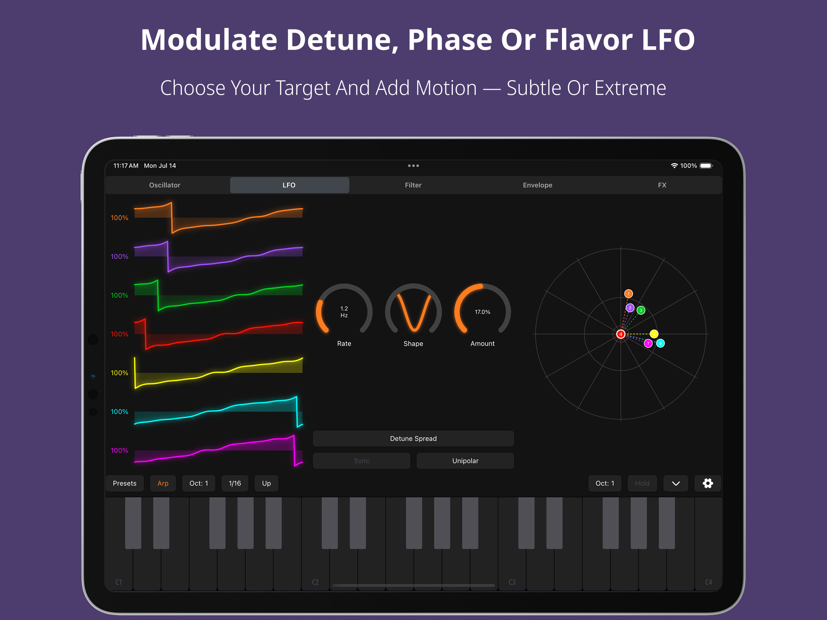 Testere Supersaw Synth AUv3
