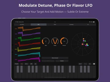 Testere Supersaw Synth AUv3 iPad screenshot