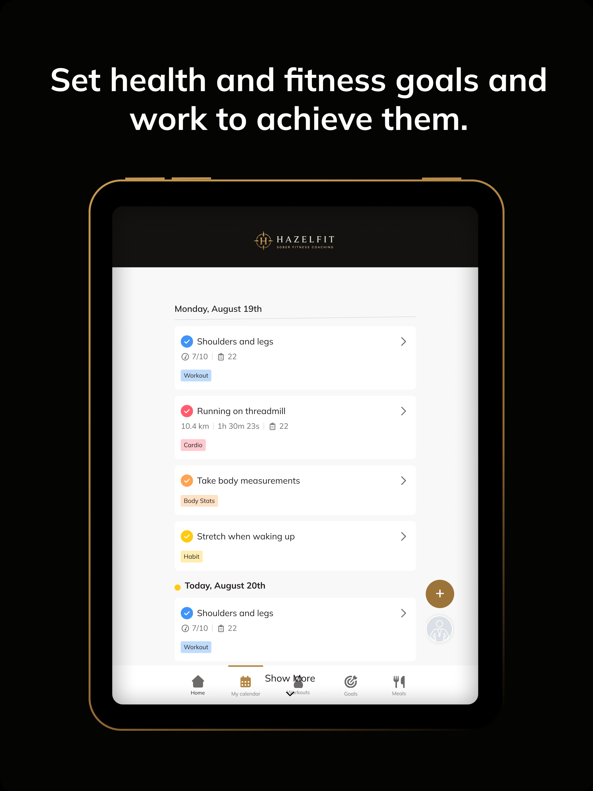 HazelFit Sober OS screenshot 9