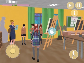 Teenage Dream: School Girl Sim iPad screenshot