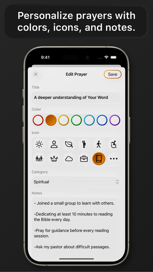 #3. Prayer Organizer by Praise (iOS) 由: Harrison Heinig
